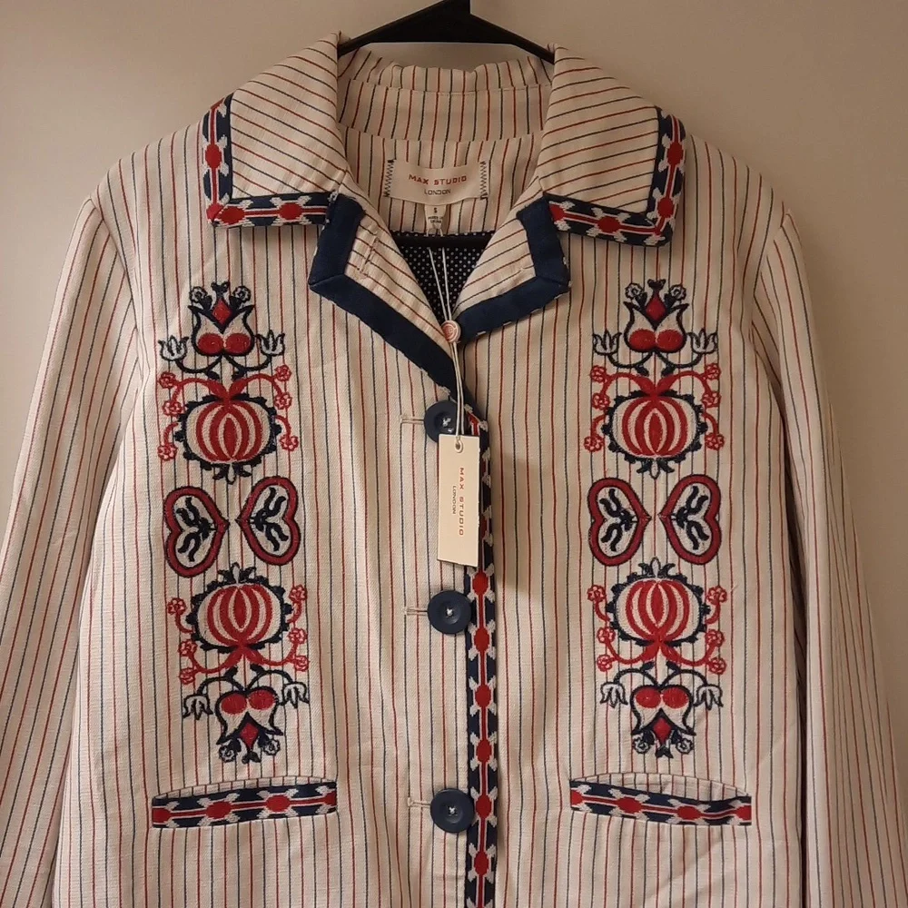 NWT, Max Studio London Natalie Blazer - Picture 3 of 17